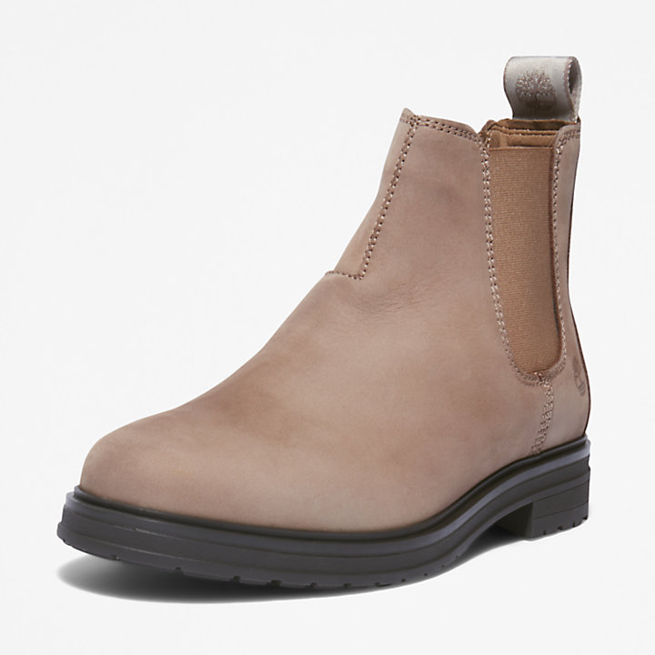 Bota Chelsea Hannover Hill para mujer beis o gris-