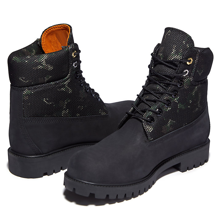 Timberland® Heritage 6 Inch Boot for Men in Black/Camo-