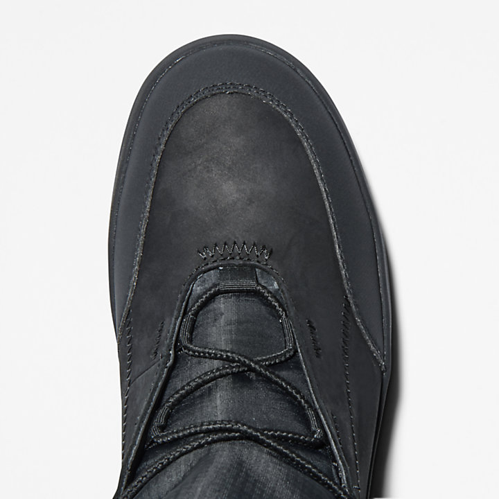 Supaway Leather chukka voor heren in zwart-