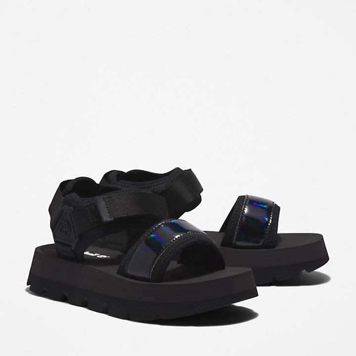 Euro Swift Ankle-Strap Sandal for Women in Black-