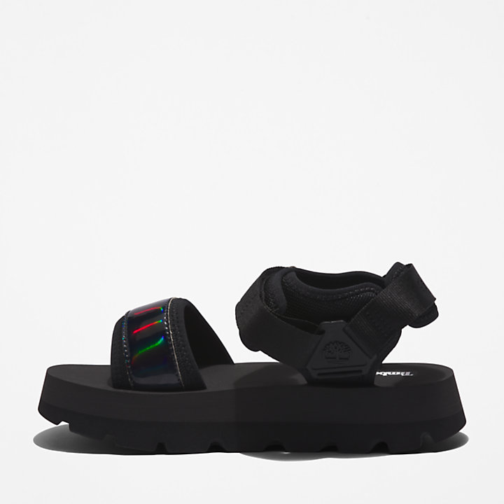 Euro Swift Sandale mit Knöchelriemchen für Damen in Schwarz-