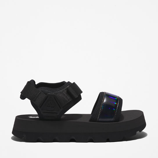 Euro Swift Ankle-Strap Sandal for Women in Black | Timberland