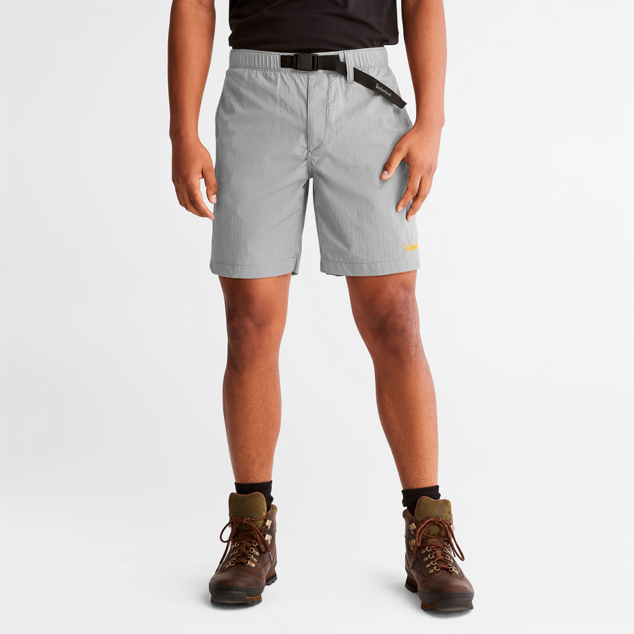 Timberland Water-repellent Shorts For Men In Grey Light Grey