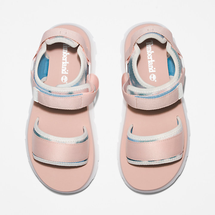 Euro Swift Ankle Strap Sandal For Women In Light Pink Timberland