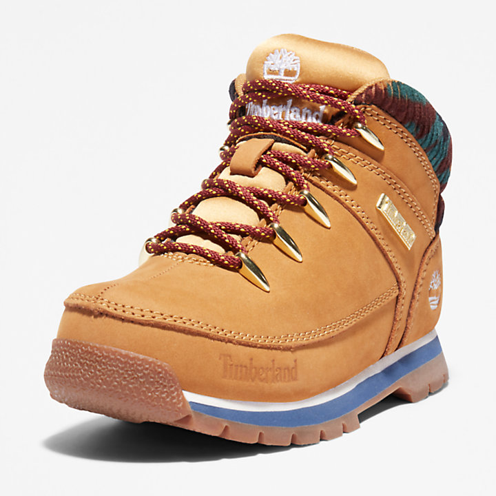 Euro Sprint Mid Hiker for Youth in Yellow/Camo-