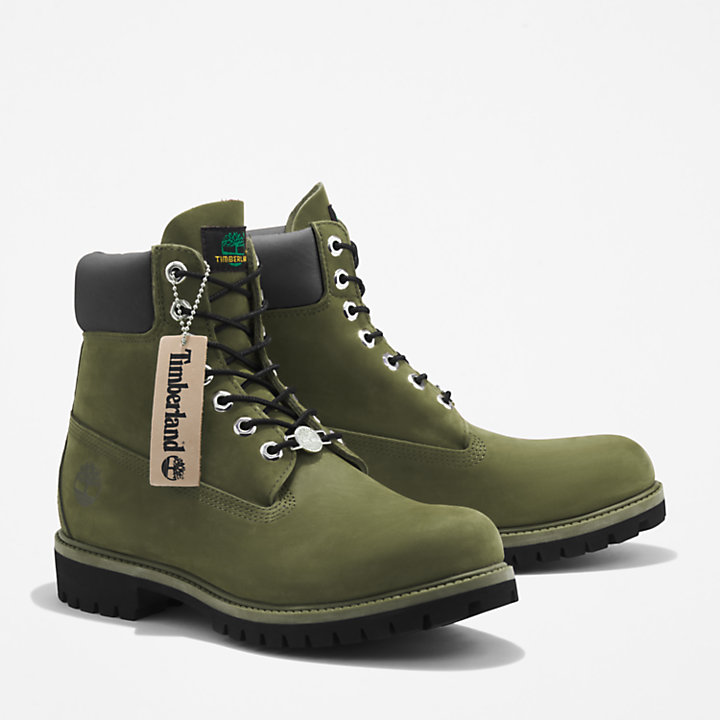 Timberland® Premium 6 Inch Boot for Men in Dark Green-