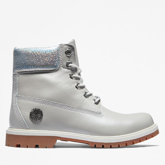 Timberland® Heritage 6 Inch Boot for Women in Light Grey | Timberland