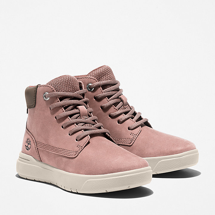 Seneca Bay High-top Trainer for Youth in Pink