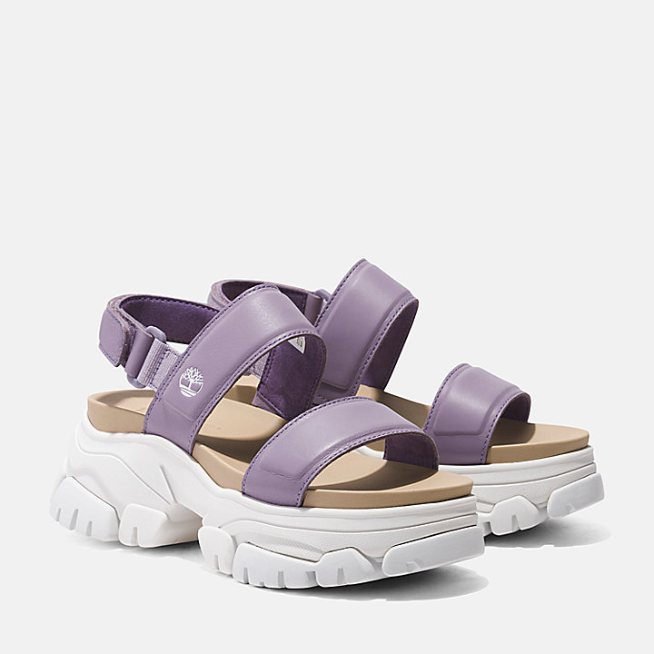 Adley Way 2-Strap Sandal for Women in Purple