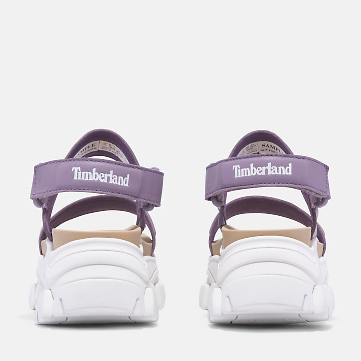 Adley Way 2-Strap Sandal for Women in Purple-