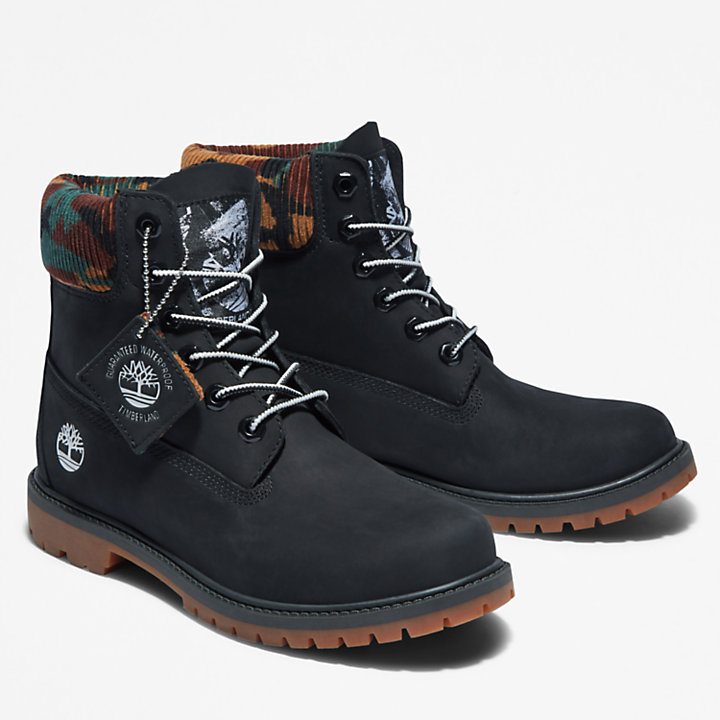 Timberland® Heritage 6 Inch Boot for Women in Black/Camo-