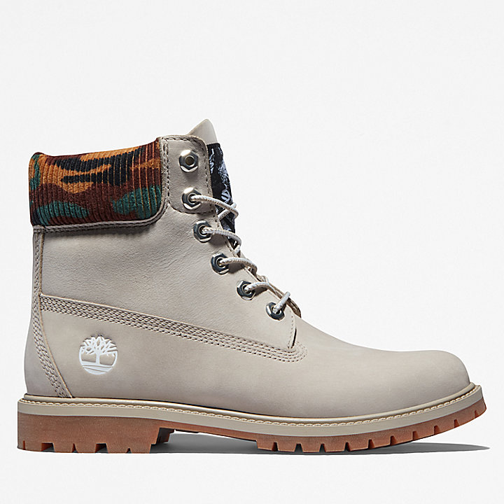 6-inch Boot Timberland® Heritage pour femme en beige/camouflage