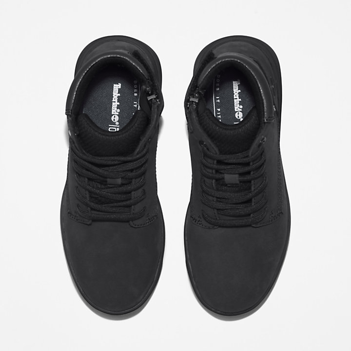 Zapatillas de caña alta Seneca Bay para niño (de 30,5 a 35) en color negro-