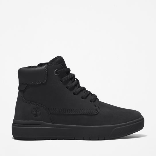 Seneca Bay High-top Trainer for Youth in Black | Timberland