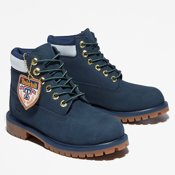 6-inch Boot Timberland® Premium pour enfant en bleu marine-