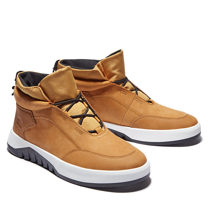 Supaway Leather Chukka for Men in Yellow-