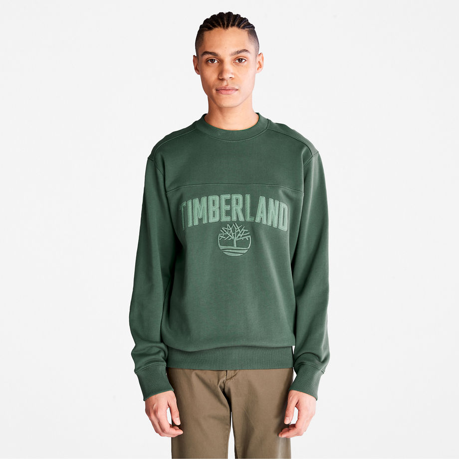 Timberland Outdoor Heritage Ek+ Graphic Sweatshirt For Men In Green Green, Size S