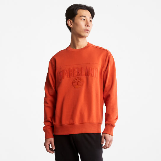 Sweat-shirt Outdoor Heritage EK+ pour homme en orange | Timberland