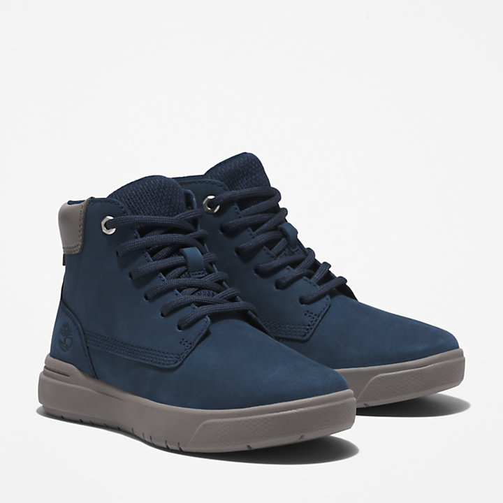 Seneca Bay 6 Inch Side-Zip Boot for Youth in Navy | Timberland