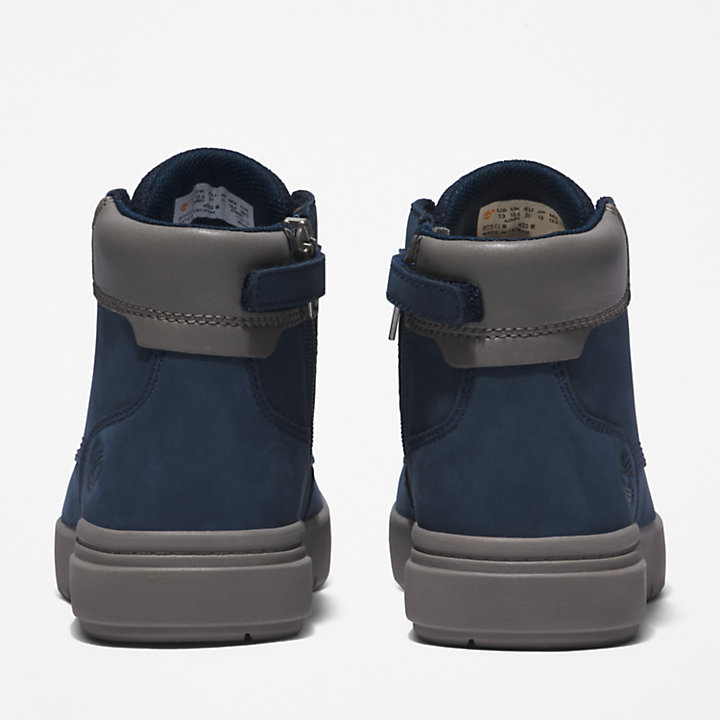Hoge Seneca Bay Sneaker voor kids in marineblauw-