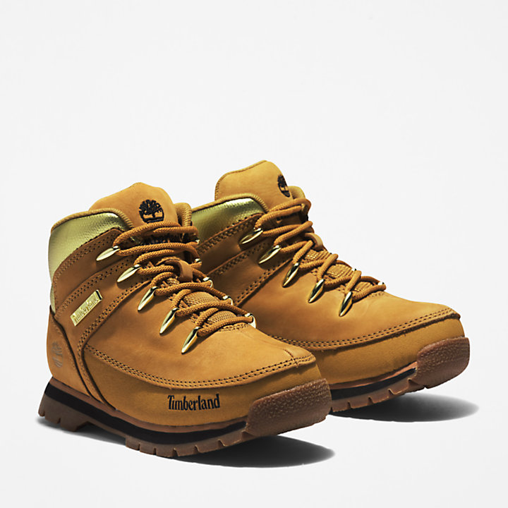 Euro Sprint Hiking Boot for Youth in Yellow/Gold-