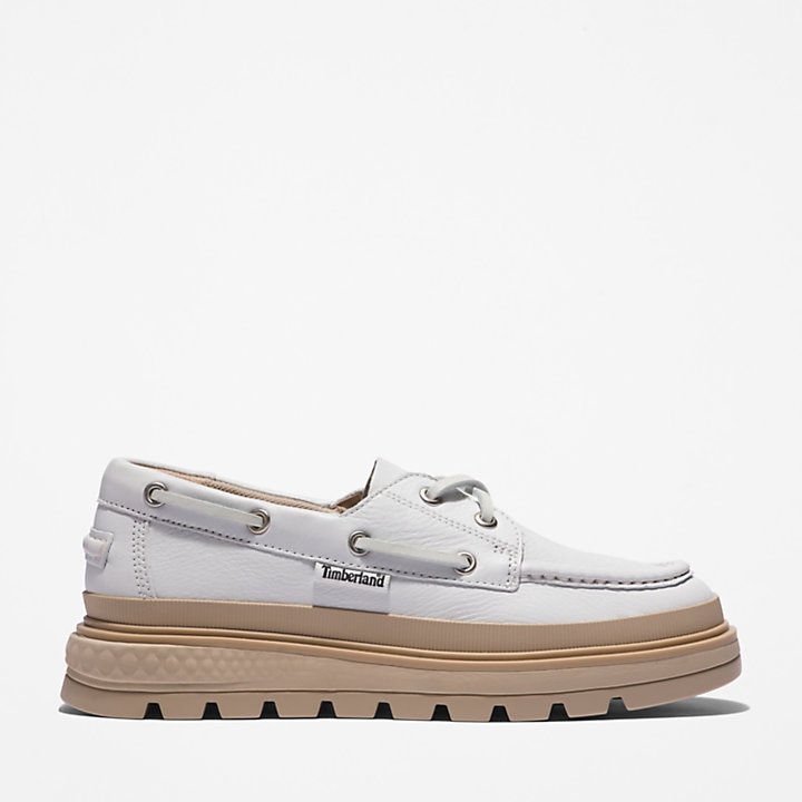 GreenStride™ Ray City Boat Shoe for Women in White-