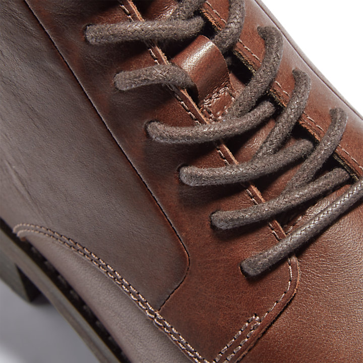 Mont Chevalier Lace-Up Boot for Women in Dark Brown-