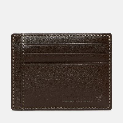 Timberland Milled Card Wallet For Men In Brown Brown