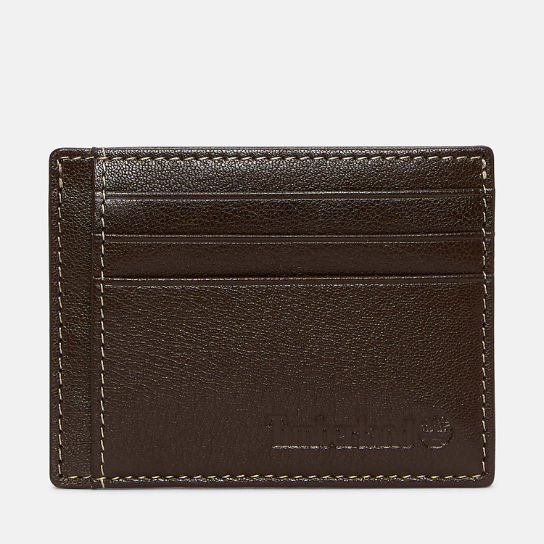 Milled Card Wallet for Men in Brown | Timberland