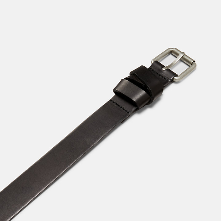 Cinturón de 30 mm con trabilla envolvente para mujer en negro-