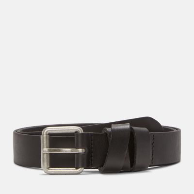 30mm Belt with Wrapped Keeper for Women in Black | Timberland