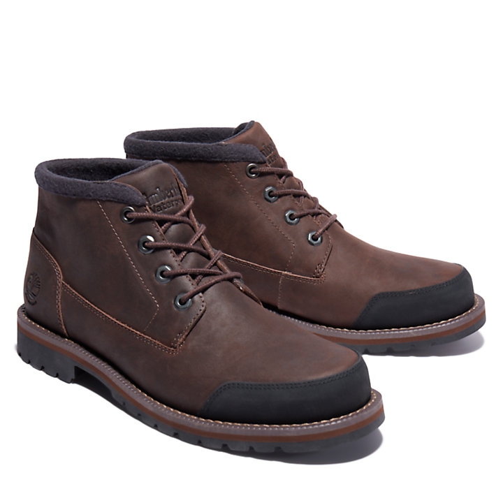 Larchmont Lined Chukka for Men in Dark Brown-