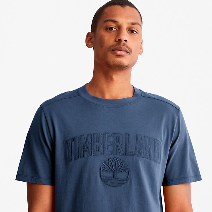 Outdoor Heritage EK+ T-shirt met Grafische Print voor heren in blauw-