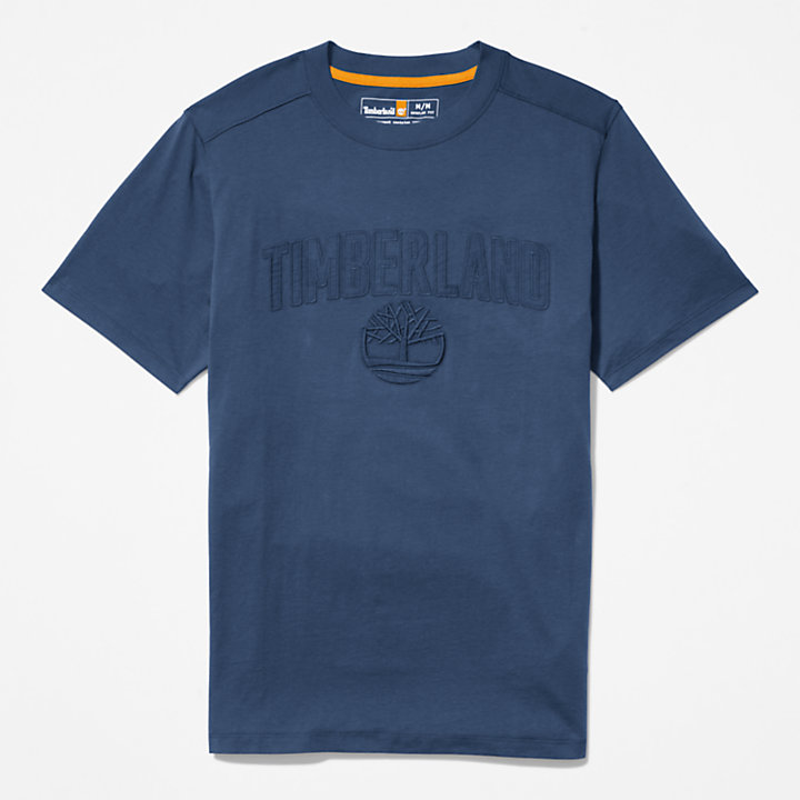T-shirt da Uomo con Grafica Outdoor Heritage EK+ in blu-
