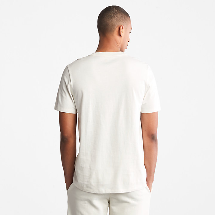 T-shirt da Uomo con Grafica Outdoor Heritage EK+ in bianco-