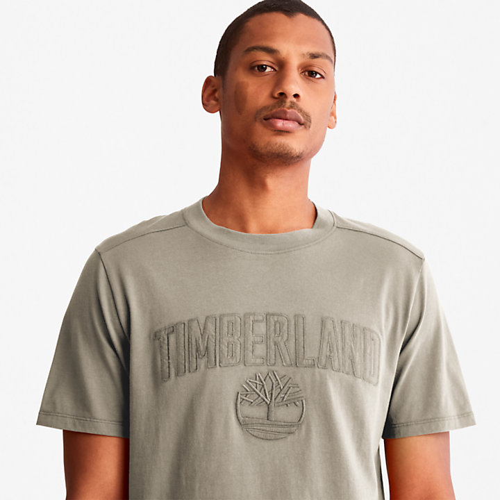 T-shirt Gráfica Outdoor Heritage EK+ para Homem em cinzento-