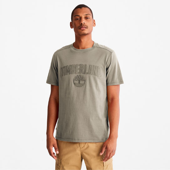 T-shirt da Uomo con Grafica Outdoor Heritage EK+ in grigio | Timberland
