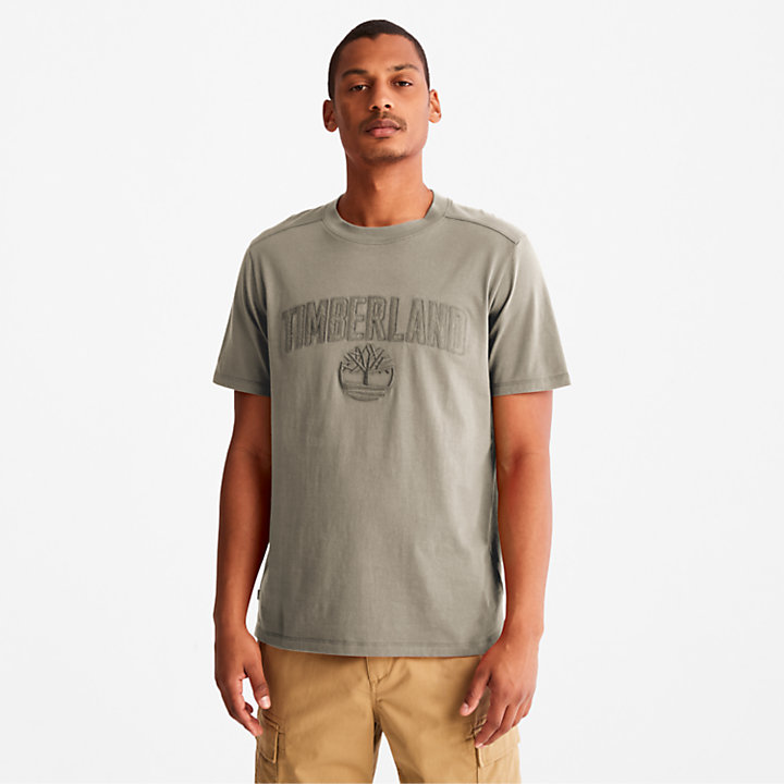 T-shirt Gráfica Outdoor Heritage EK+ para Homem em cinzento-