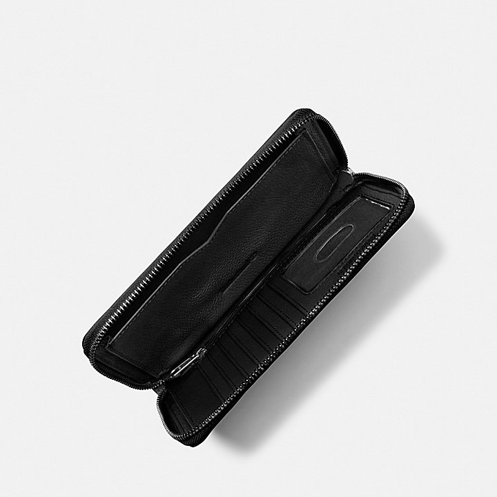 Leather Wallet for Women in Black