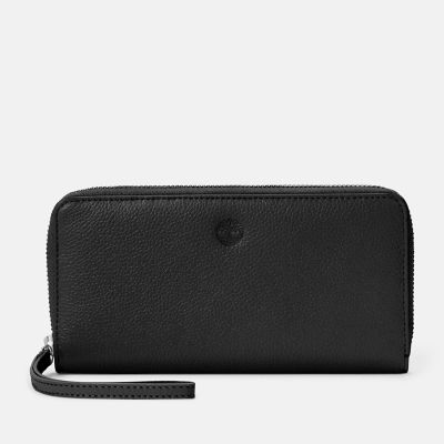 Timberland Leather Wallet For Women In Black Black