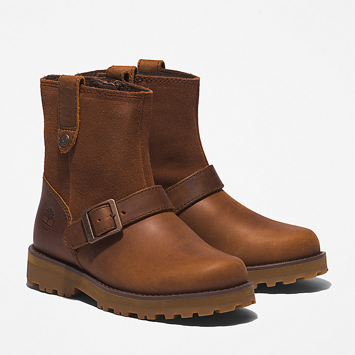 Courma Kid Warm-lined Boot for Youth in Brown
