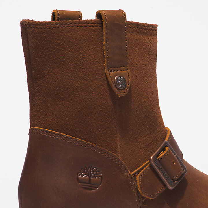 Courma Kid Warm-lined Boot for Youth in Brown-