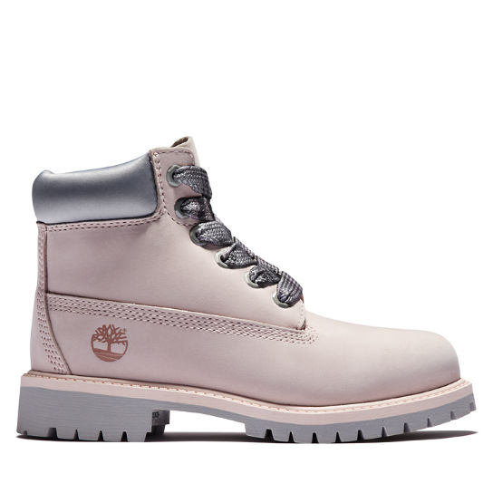 Youth Timberland® Premium 6-Inch Waterproof Boots in Light Pink | Timberland