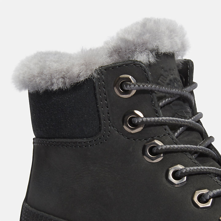 Timberland® Premium 6 Inch Winter Boot for Youth in Black-
