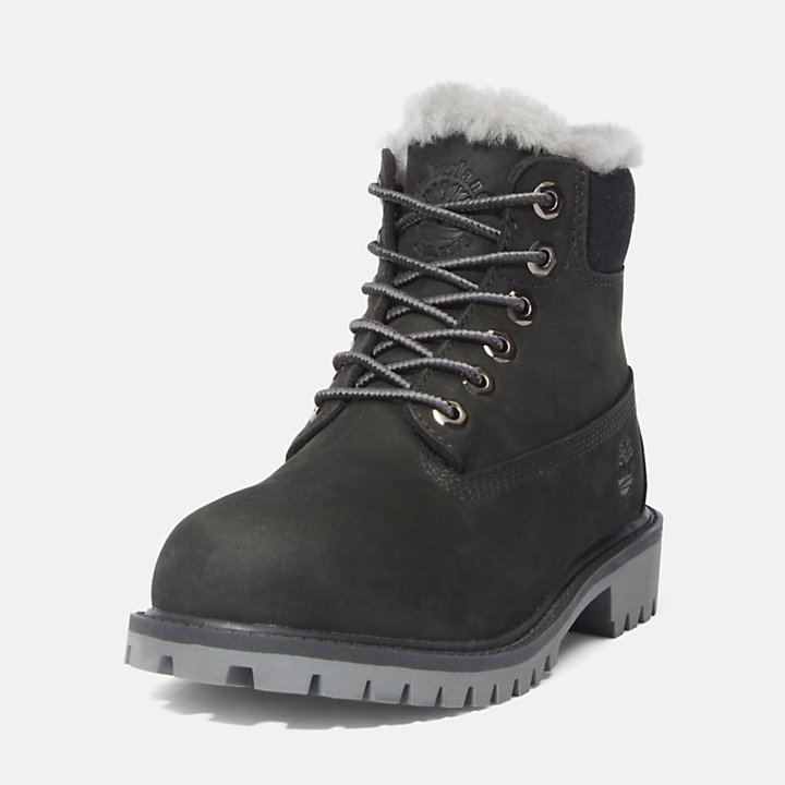 Timberland® Premium 6 Inch Winter Boot for Youth in Black-