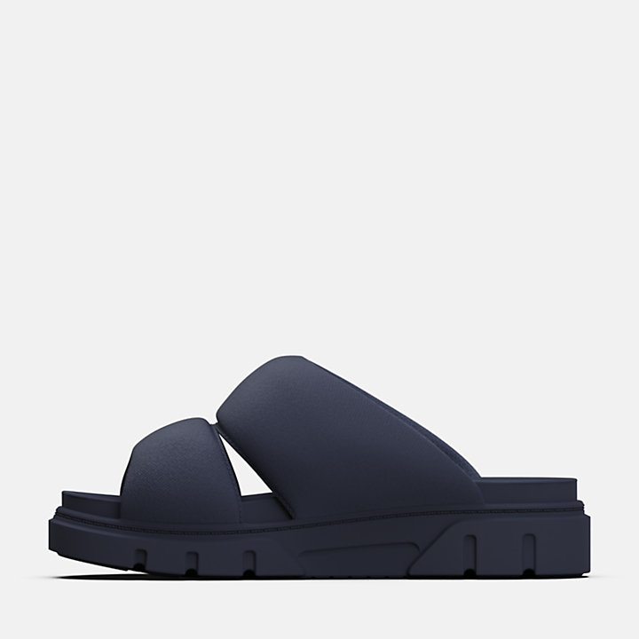Greyfield Slide Sandal for Women in Dark Blue-
