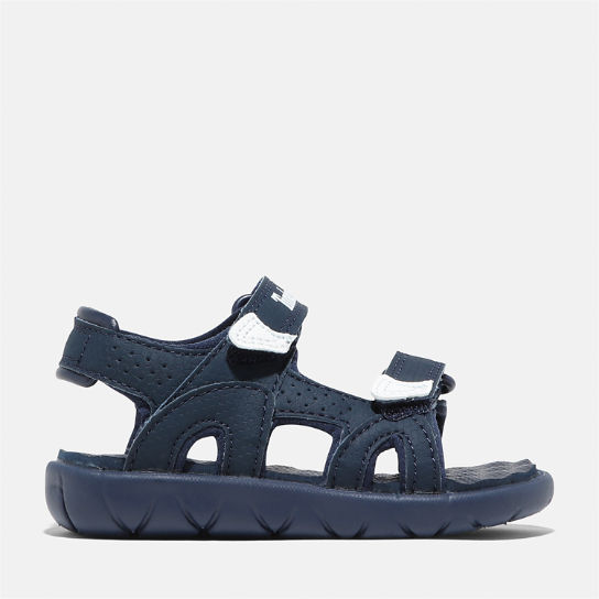 Perkins Row Double-Strap Sandal for Toddler in Navy | Timberland
