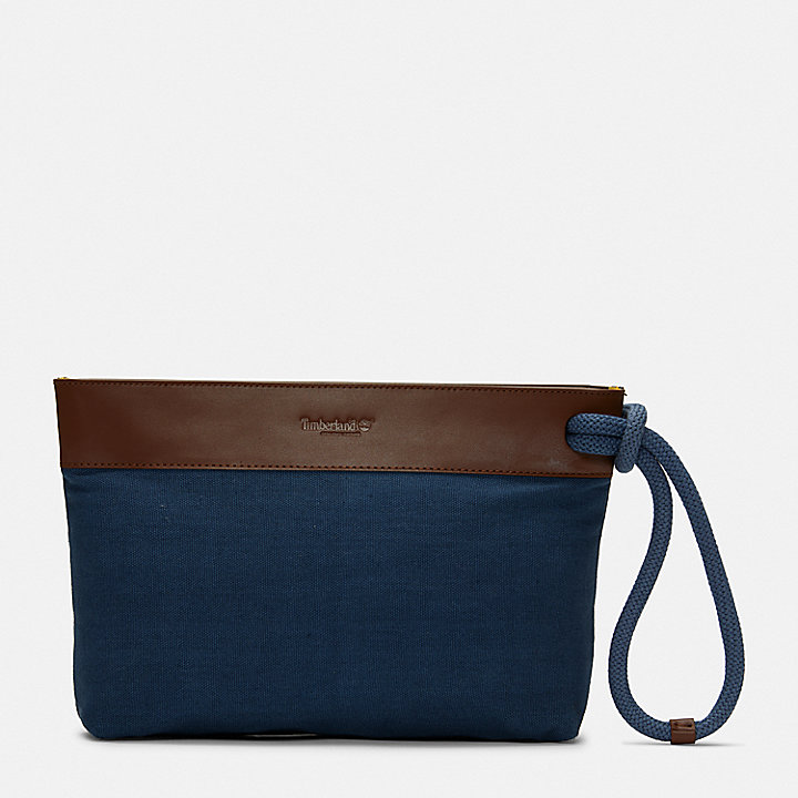 Canvas Pouch for Women in Blue