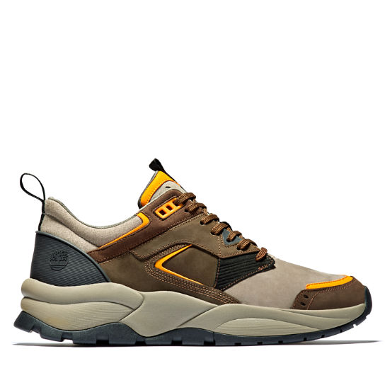 Sneaker in Pelle da Uomo Tree Racer in marrone scuro | Timberland