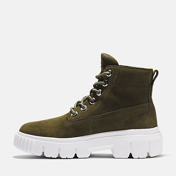 Greyfield Leather Boot for Women in Green